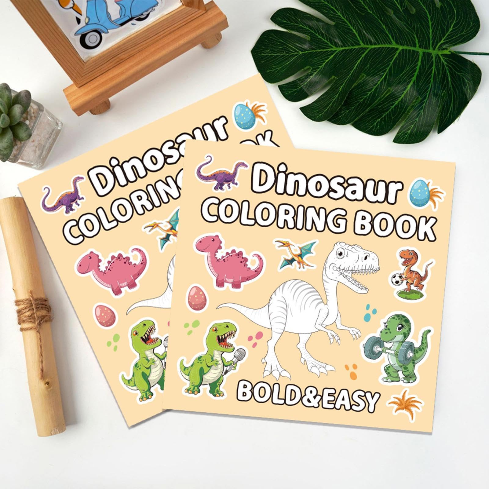 Libri Da Colorare Per Bambini 40 Pagine Giocattoli Dinosauro Prescolastici | Libro Di Attività Di Disegno Per Piccoli Per Educazione Intrattenimento Casa Viaggio Scuola Asilo Natale Compleanno