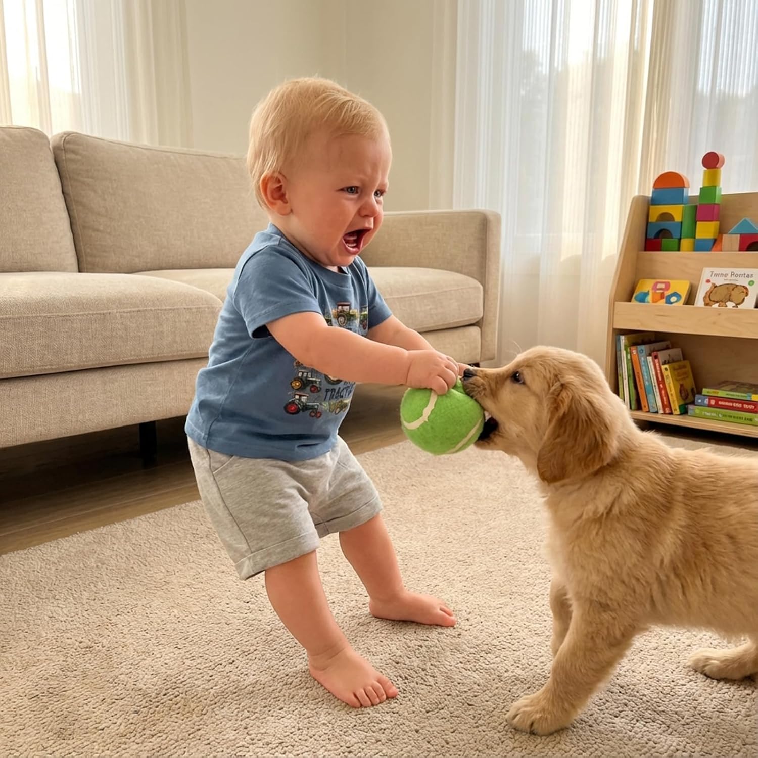 Kupretty Toddler Baby Boy Clothes 12 18 24 Month 2T 3T Summer Outfit Retro Farm Tractor Tee Shirts T-Shirt + Shorts Set - Image 2