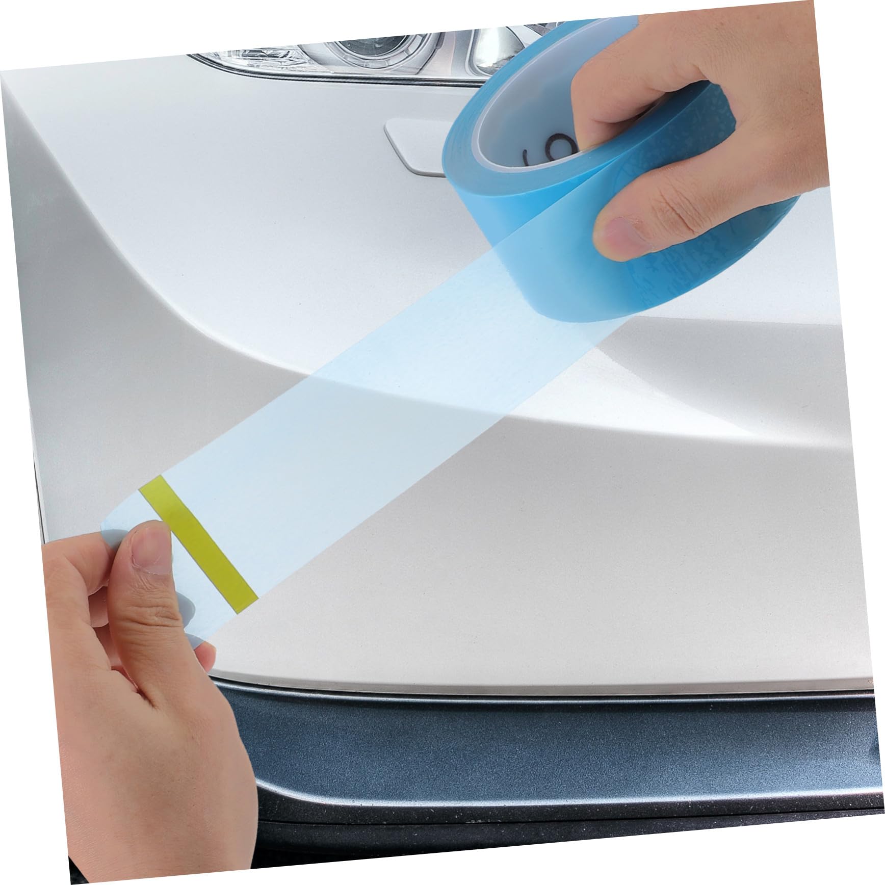 Generic 5 Rotoli Nastro Masking in Pet Resistente al Calore da Sottile e Facile da Strappare Nastro Auto Low Tack per Mascheratura Precisa Colore Casuale