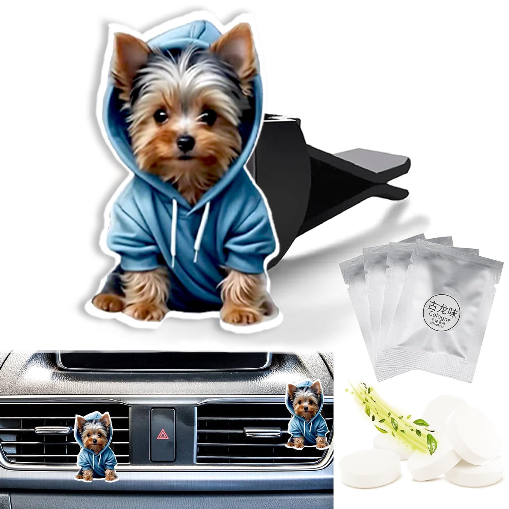 Sportswear Dog Car Vent Air Freshener Clips Scented Air Conditioner Clip