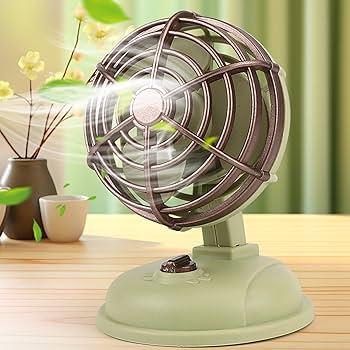 Amazon | Ysvnlmjy アウトドアレトロ扇風機 | ビンテージ装飾