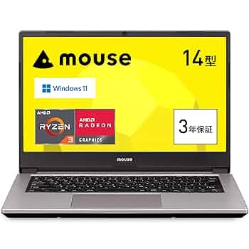✪値下げ✪mouse Core i5 14インチノートPC Amazon.co.jp: mouse F4 【3年保証】 14インチ ノートパソコン