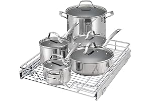 Keep Your Base Cabinets Tidy and Well-Organized: The HOLD N' STORAGE Pull...