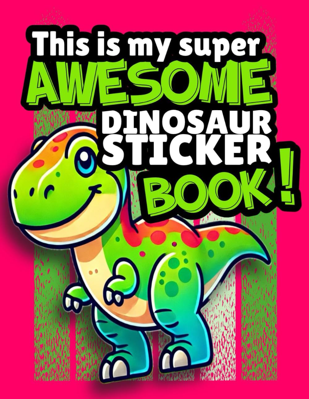 Livre d'autocollants dinosaure pour enfants avec plus de 500 stickers