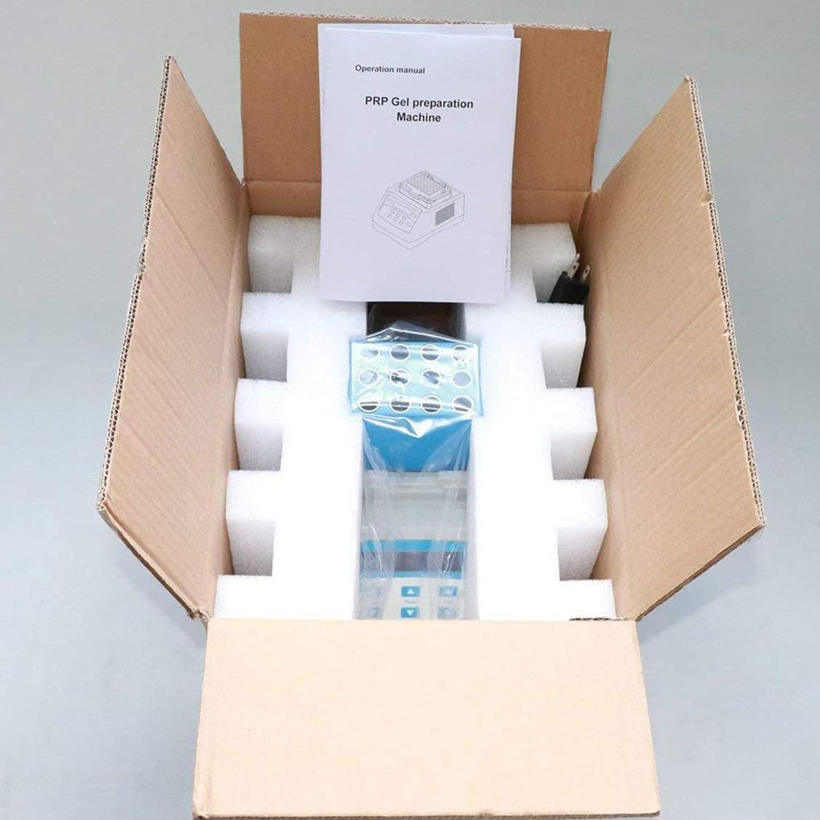 Macchina professionale per il riscaldamento del gel, riscaldatore portatile per gel da 12 x 5 ml, strumento da laboratorio per la produzione di gel da banco, bio-riempitivo al plasma con display dig