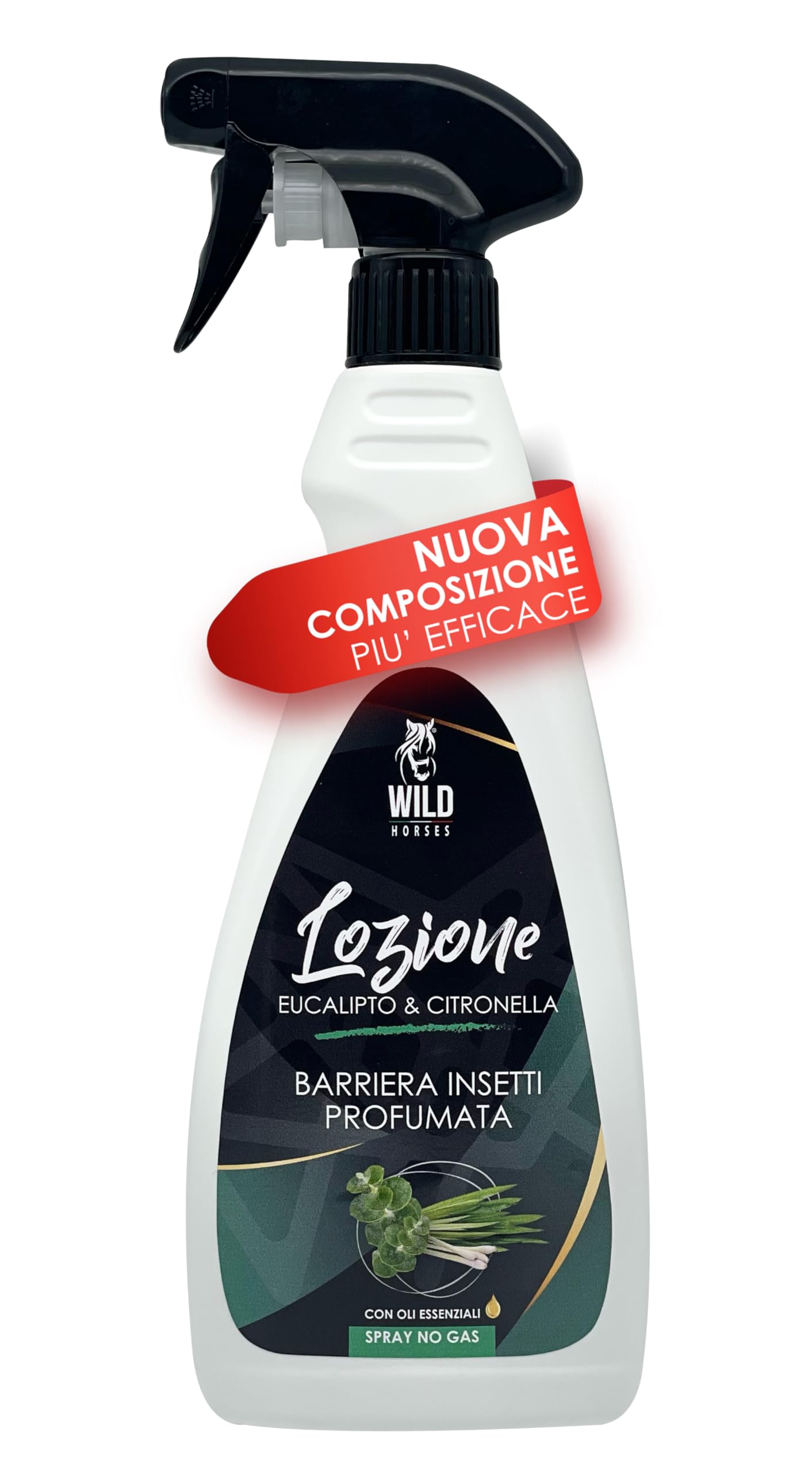 Spray Districante Wild Horses Per Crini E Coda Cavalli - Azione Idratante, Senza Risciacquo | Made In Italy, 500 Ml - Foto 5