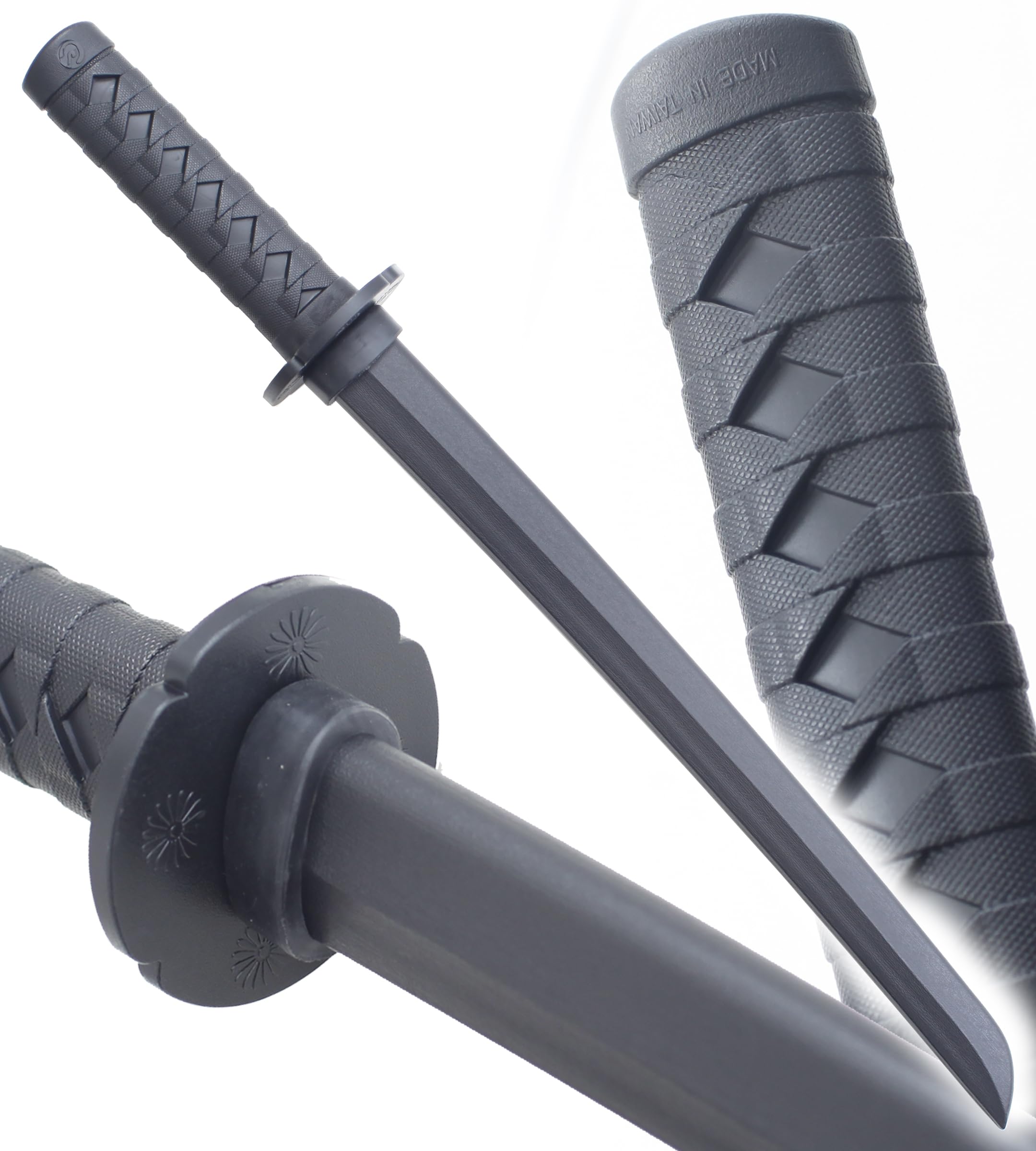 Pack 2 Epees de Combat Wakizashi en Polypropylene 60cm Entrainement Arts Martiaux