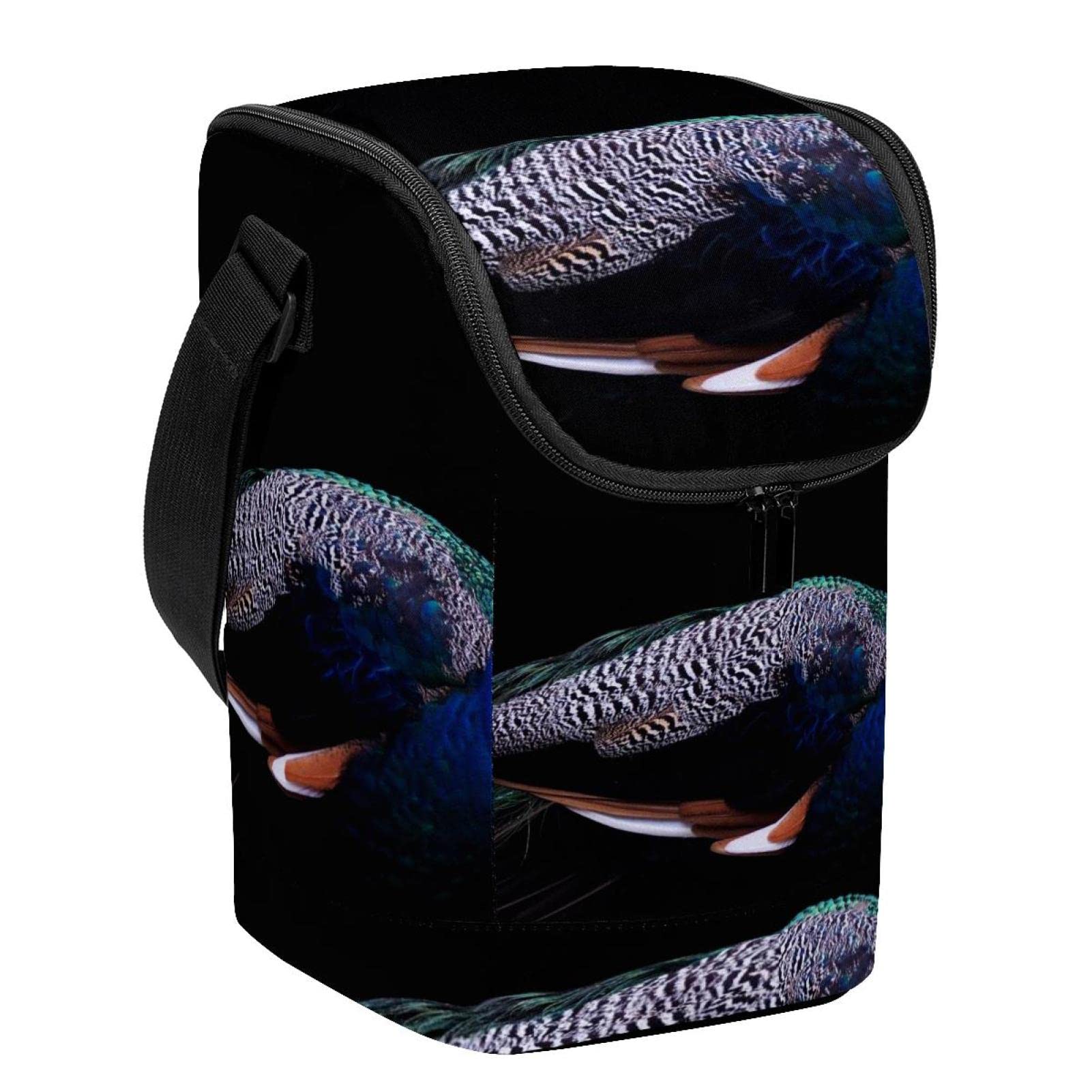 Bolsa de almuerzo de pavo real hermética para mantener la comida fresca en el trabajo
