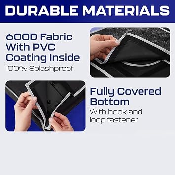 Outdoor TV Cover 55 Inch Weatherproof and Waterproof TV Covers | Outdoor TV Enclosure | Smart Shield TV Screen Protector for Outside TV | Cover for Moving | TV Display Protectors