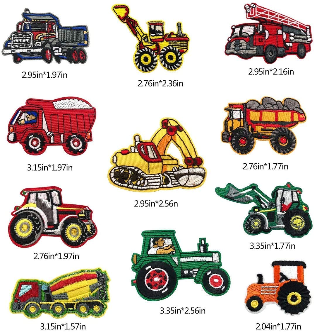Pack of 15 Auto Patches - Voor Het Strijken Op Kinderen
