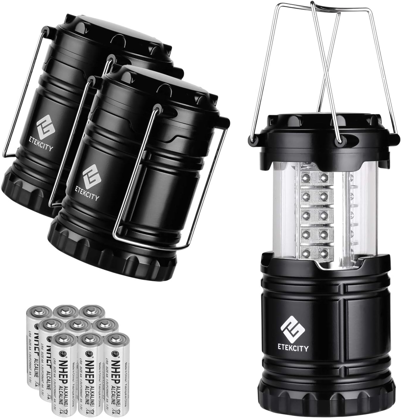 Etekcity Lantern Camping Lantern Battery Powered Lights for Power Outages, Home