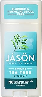 Jason Aluminum Free Deodorant Stick, Purifying Tea Tree, 2.5 Oz (Pack of 3)