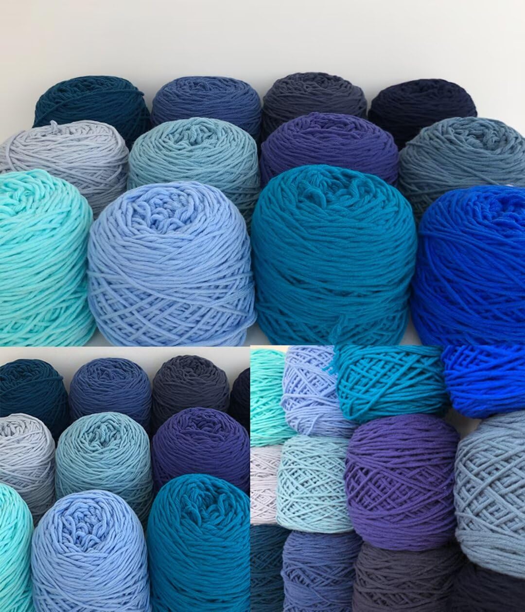 Przędza szydełkowa 100g/200g kulki z różnorodnej włóczki tuftingowej, włóczka tuftingowa z serii Gradient Color, zestaw włóczek mieszanych z włókien akrylowych do robienia na drutach, szydełkowania, h