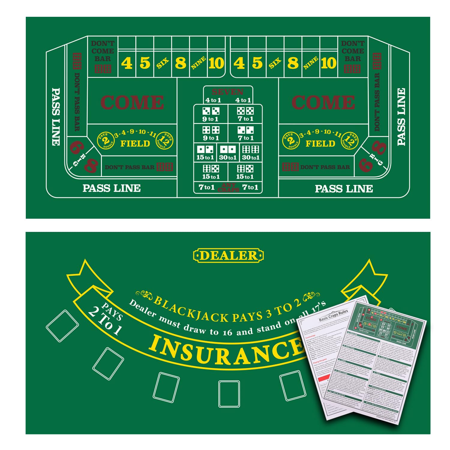 GSE Double-Sided (BJ/Craps)