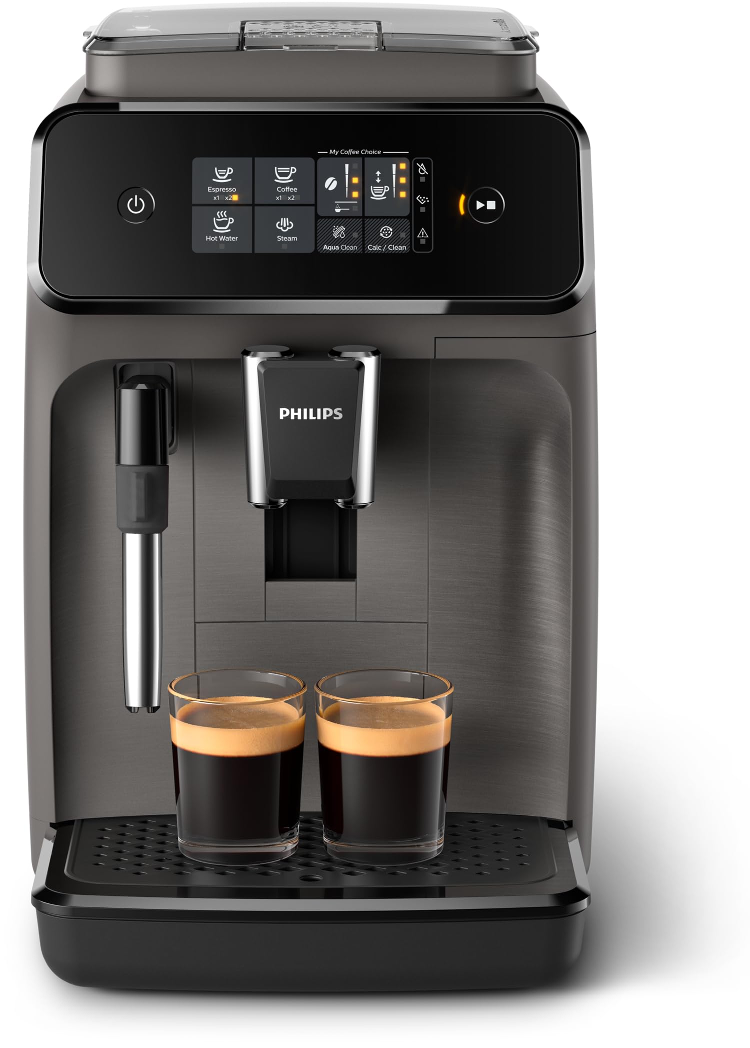 Philips EP1224/00 Macchina Caffè Espresso con Macinino - Touch Screen - Filtro AquaClean - Macinino Regolabile 12 Livelli