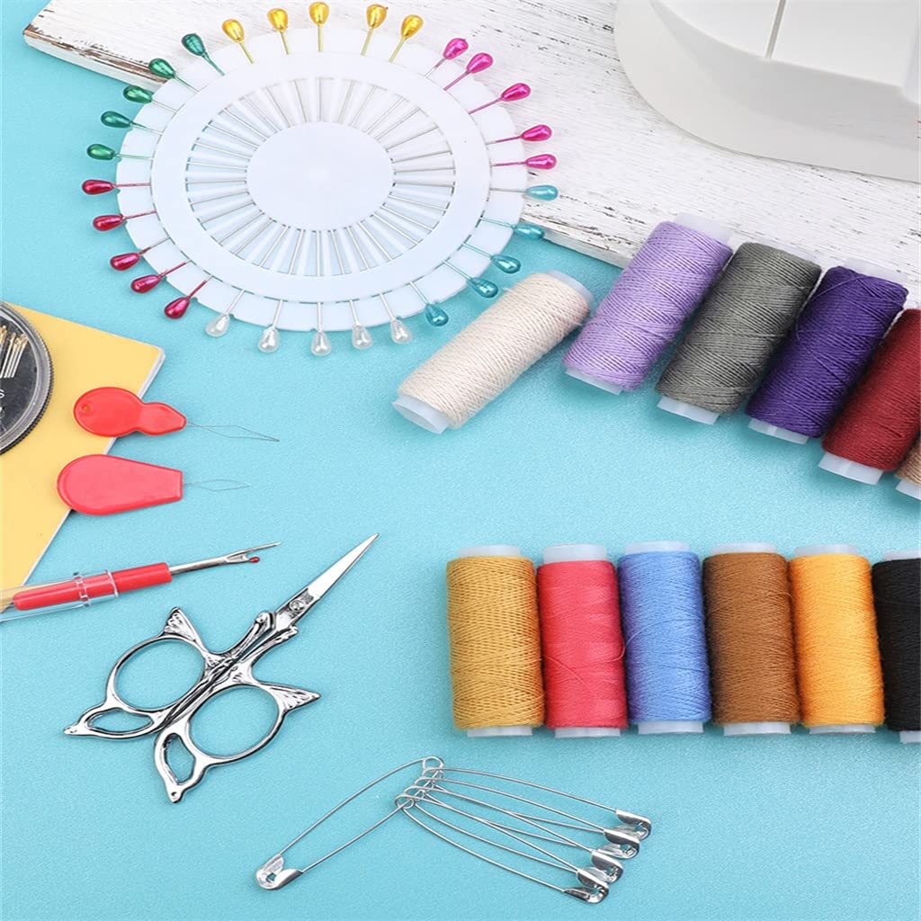Kit de Costura DIY, Caja multifunción, Acolchado a Mano, Costura, Bordado, Hilo, Accesorios, Kits