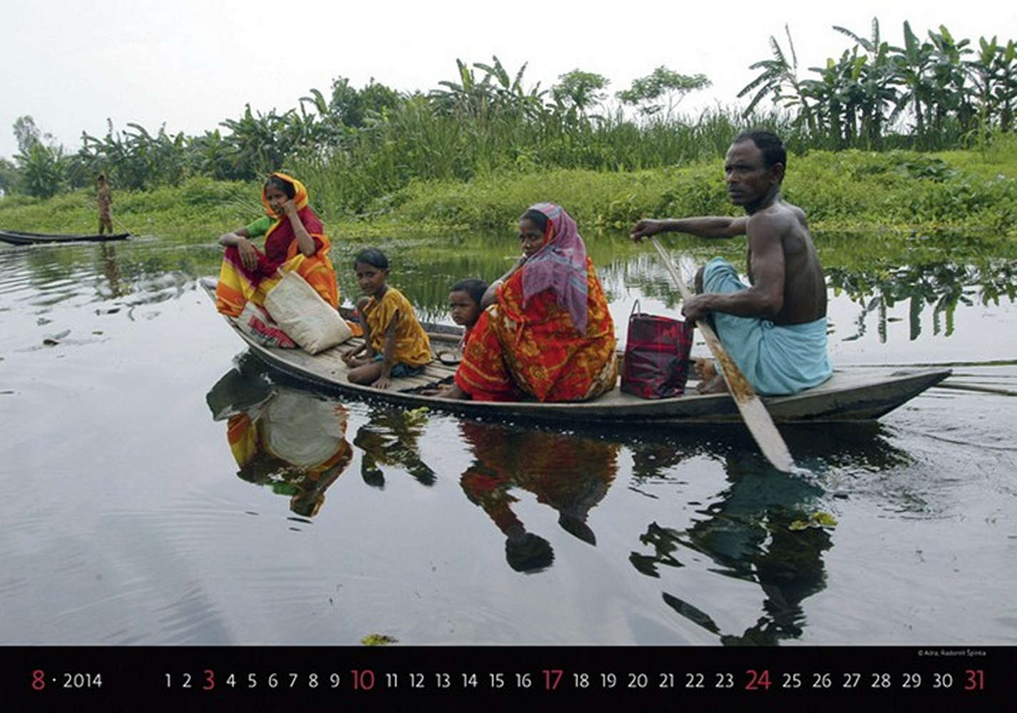Calendario da parete 2014 Bangladesh