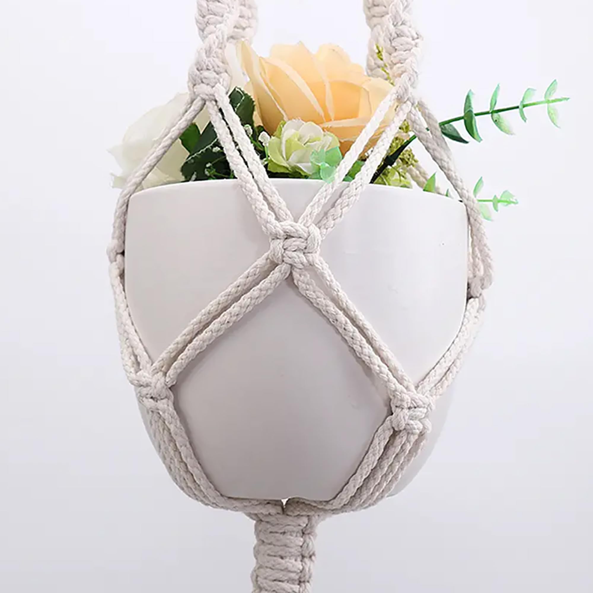 Macrame Plant Hangers Macrame Plant Hanger 3 Tier | Indoor Outdoor ...