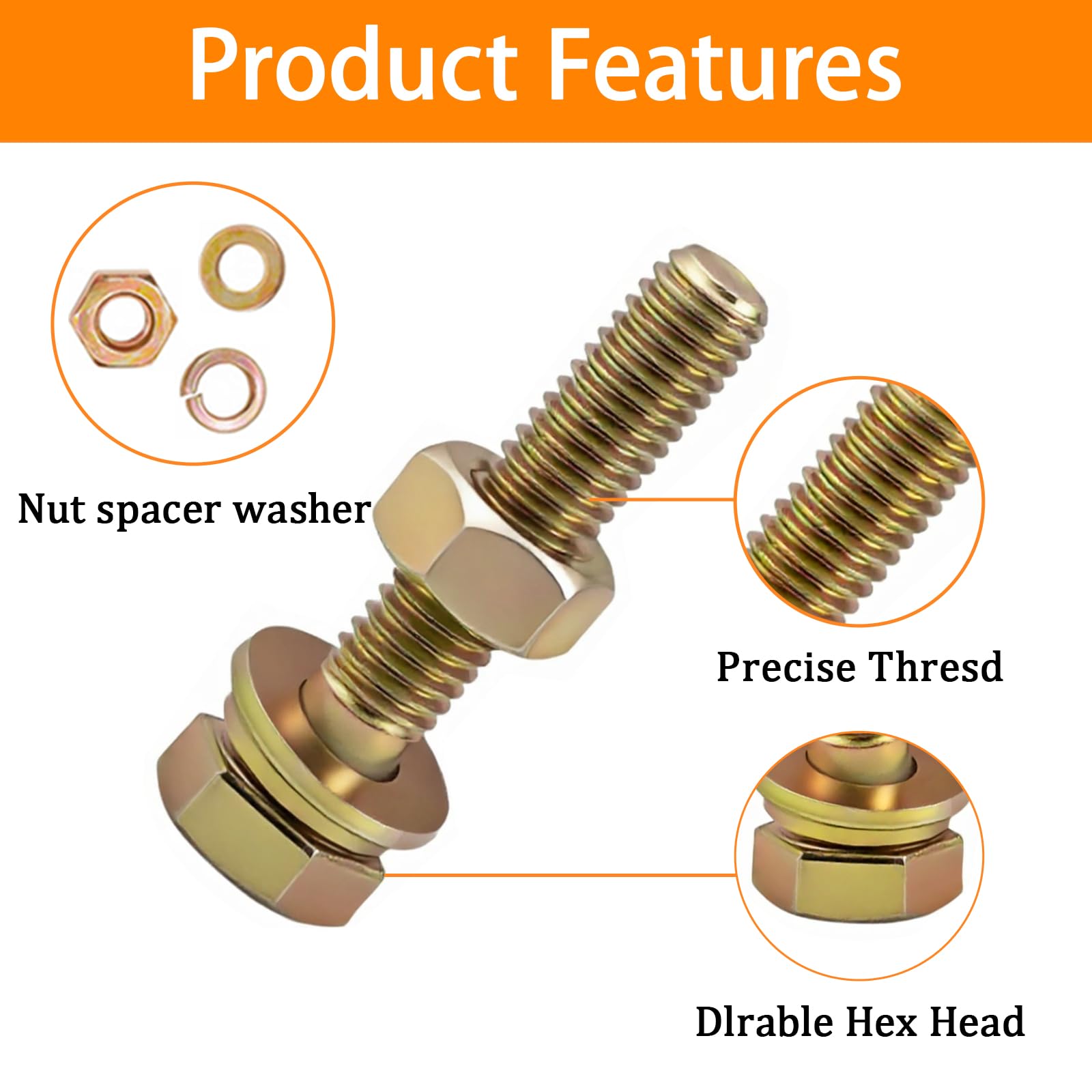 1020 Bolt Assortment Kit - Metric Hardware for DIY -4