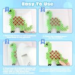 10MM Fuse Beads Kit for Kids - Mixed Colors Fuse Bead Craft Set with Pegboard, Ironing Papers and Accessories, XL Iron Beads for Craft, DIY Arts and Crafts Toys for Kids Gifts for Girls Boys Age 5+