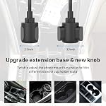Phone Holders for Your Car, Cup Holder Phone Mount, Universal Adjustable Gooseneck Cup Holder Cradle Car Mount for iPhone 17/16/15/14/13/12/Pro Max/X/Xs/XsMax/8/8Plus,Samsung,Huawei,LG(Black)