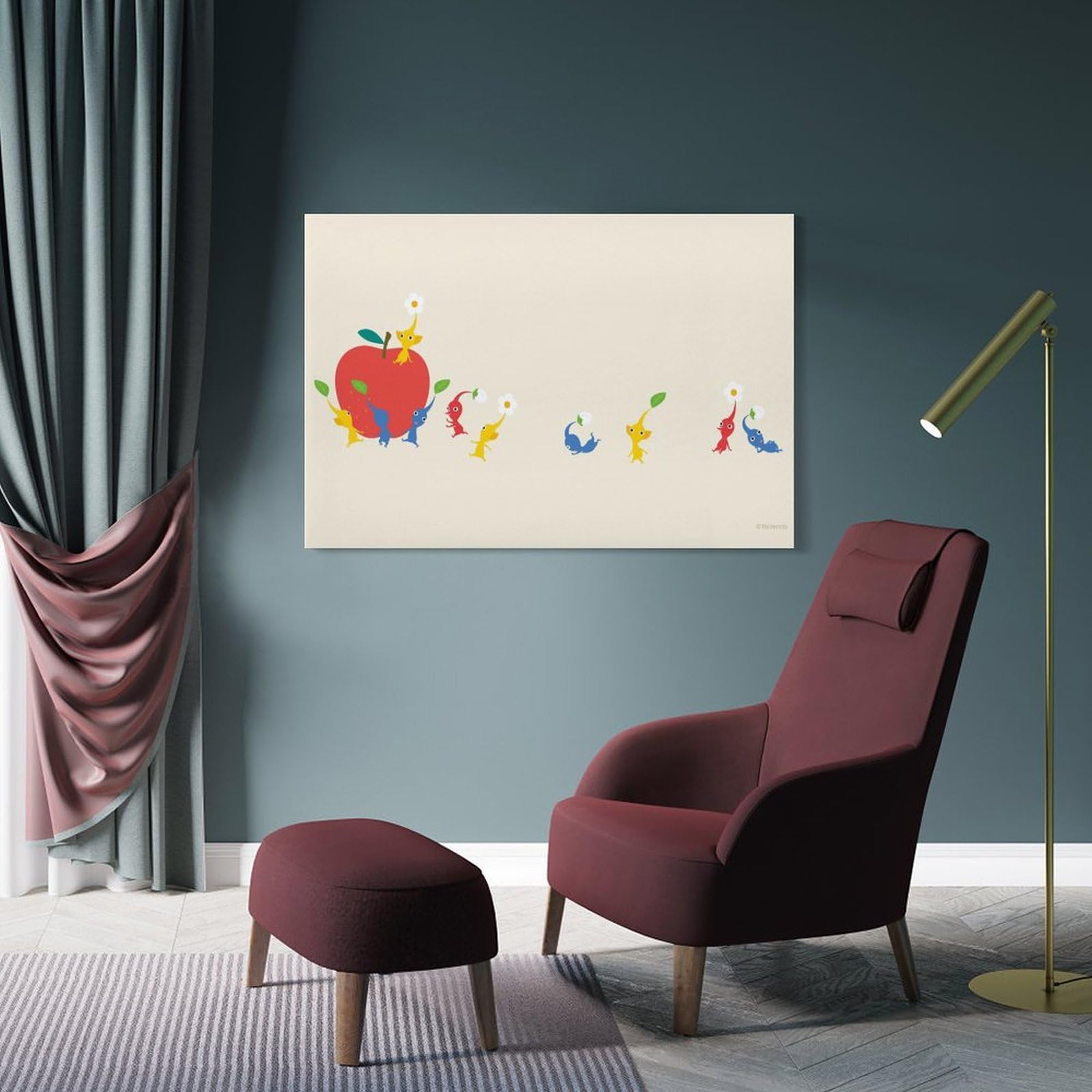 Amazon.co.jp: ピクミン 壁掛けアート ポスター インテリア 絵画