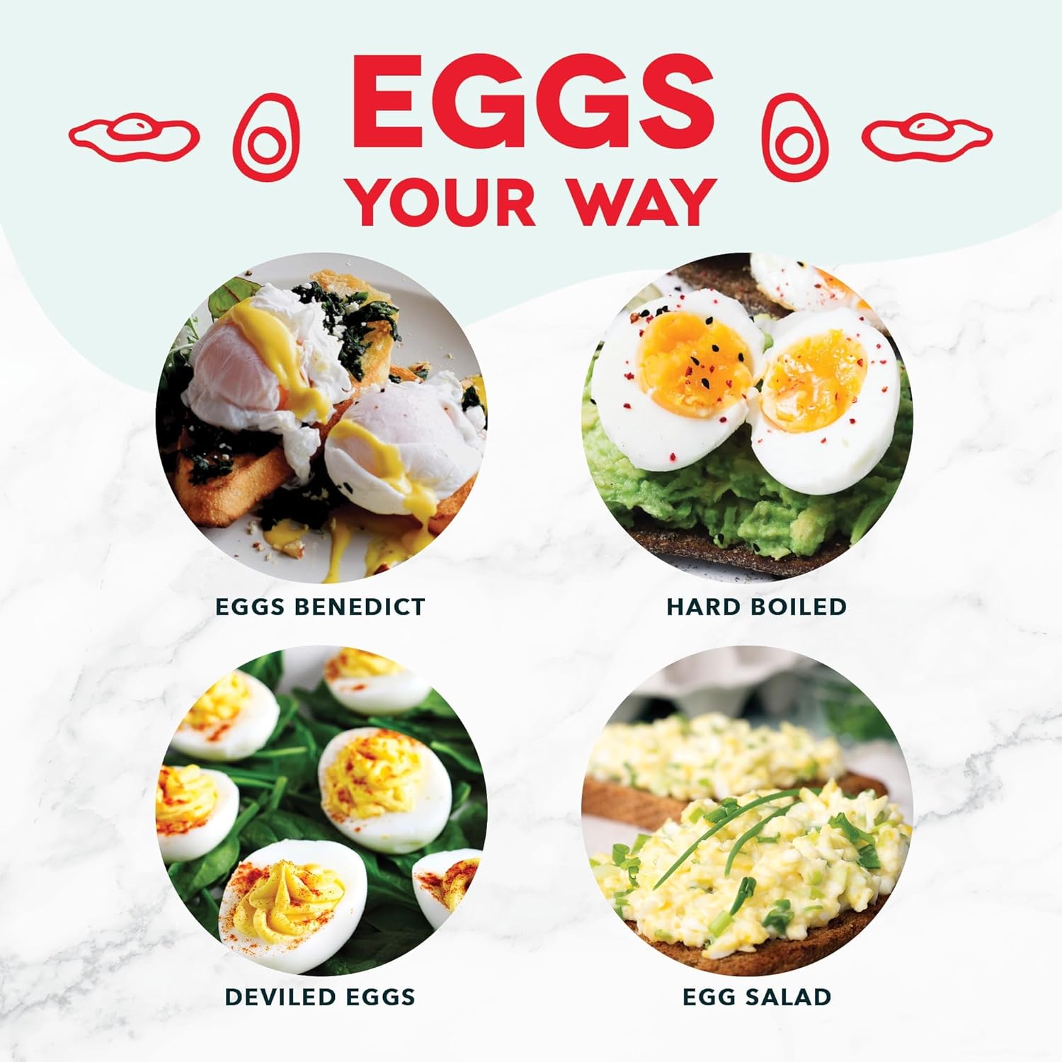 3-in-1 Premium Rapid Egg Cooker, 7 Egg Capacity, With Removable Trays, For Hard Boiled Eggs, Poached Eggs And Omelets, Lavender, Non-electric Parts Are Dishwasher-safe