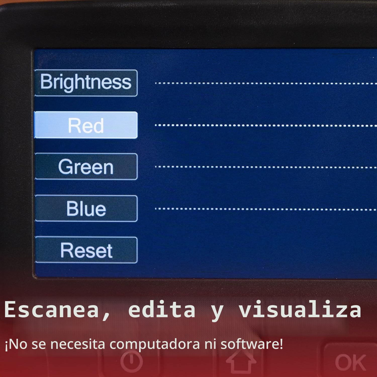 Magnasonic Escáner de Películas Todo en Uno 24 MP con Pantalla 5" HDMI, Convierte Películas 35mm/126/110/Super 8 y Diapositivas 135/126/110, Memoria Interna FS71
