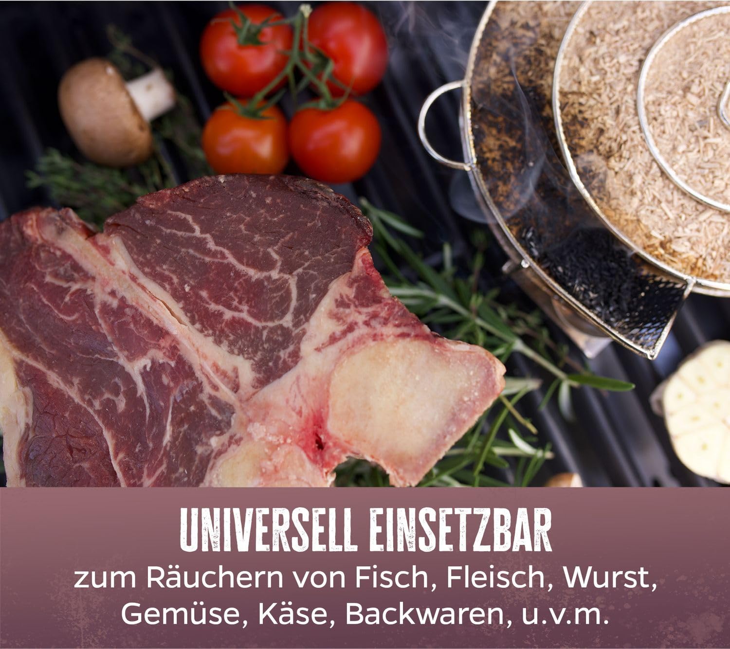 Grillfürst Kaltrauchgenerator - Rauchschnecke aus Edelstahl, runder Kaltraucherzeuger für Gas- und Kohlegrill sowie Räucherofen, XXL ø 31 cm