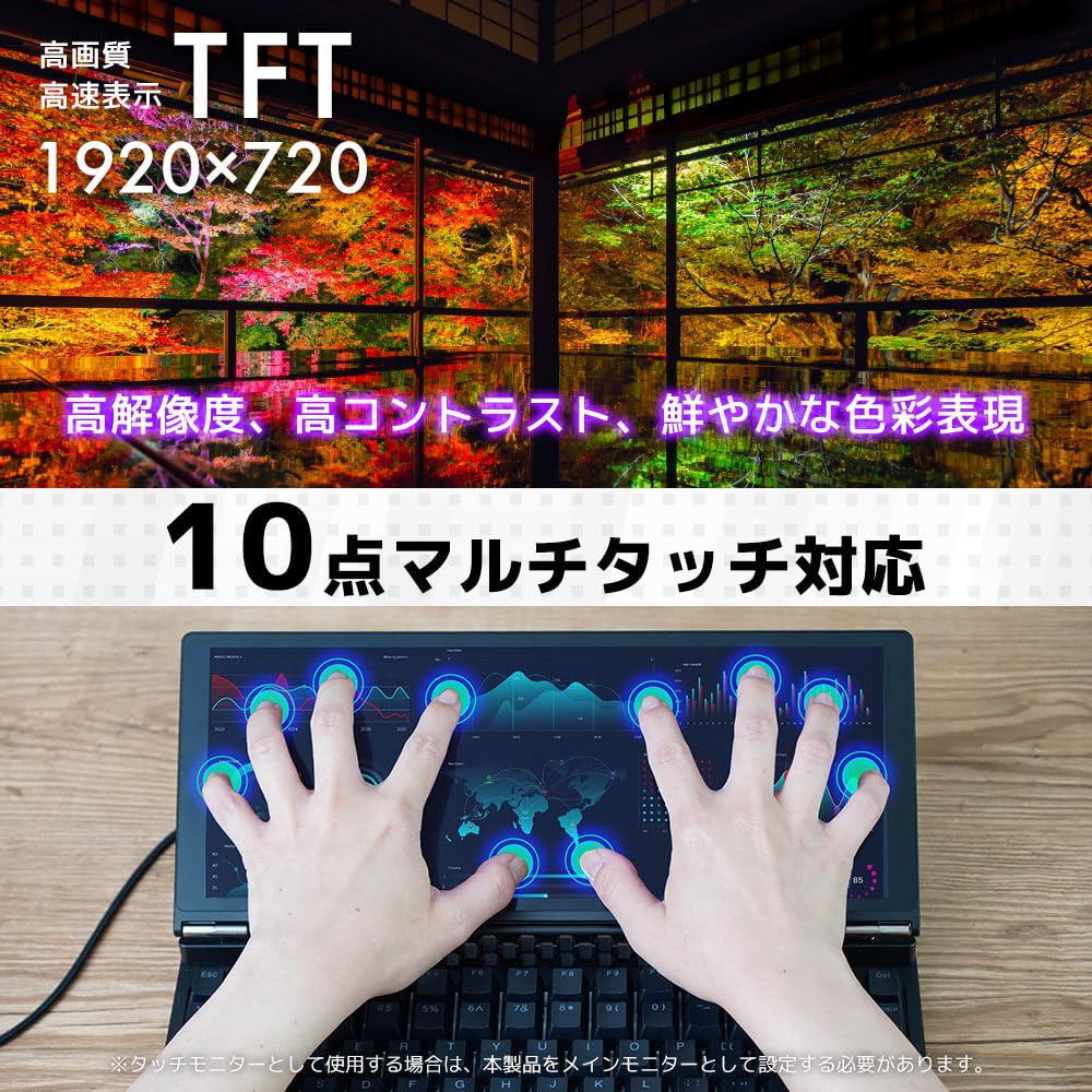 Amazon | THANKO 10インチモニター搭載メカニカルキーボード