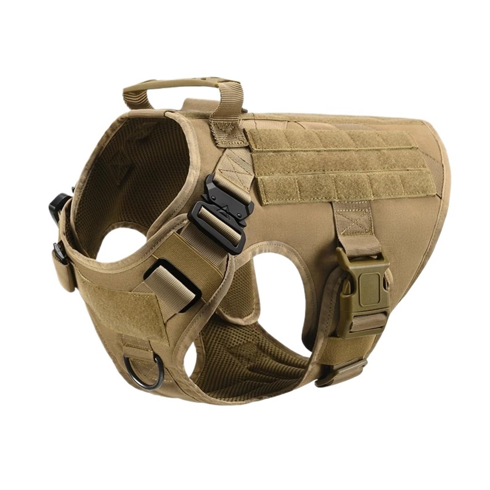 Tactical Military Vest Pet German Shepherd Golden Retriever Training Dog Harness And Leash Set For All Breeds Dogs(Green Harness,XL(40-60KG))