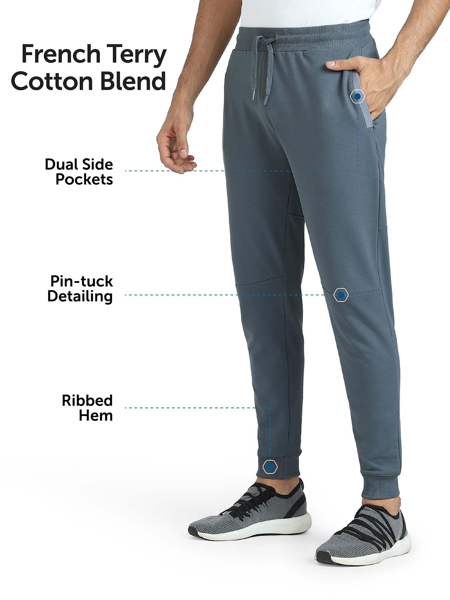 XYXX Quest - Pantalones de chándal de algodón para hombre