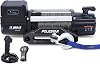 POLESTAR 12V DC ATV/UTV Electric Winch 2500 lb. Load Capacity with Steel Cable Wire Rope 1/4 Diameter x 49' Length