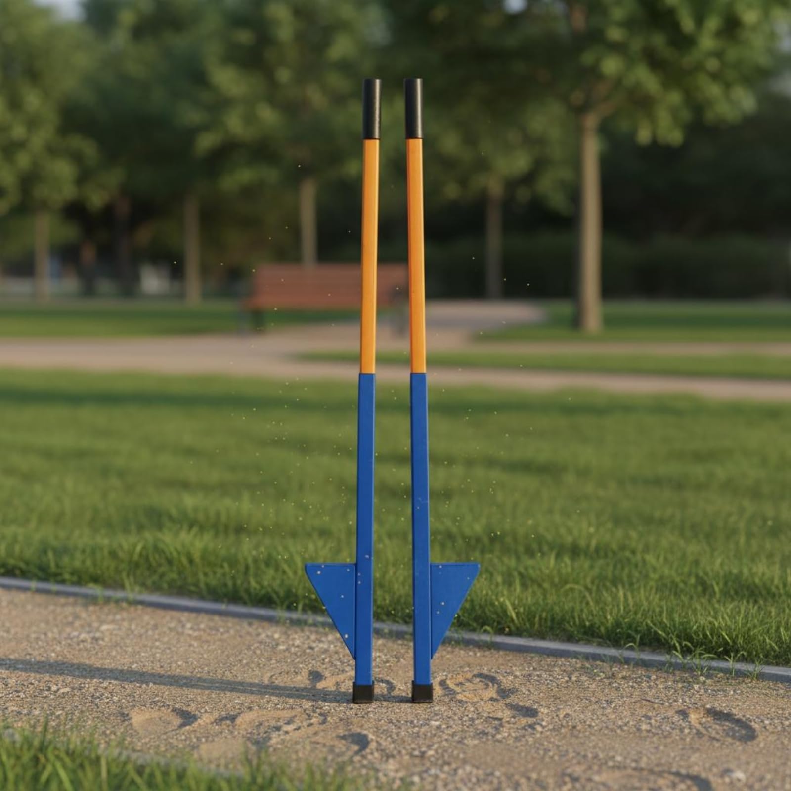 Trampoli Legno Naturale con Piattaforma Trampoli 90 Cm Coordinazione Gioco di Equilibrio, Rosa, 90