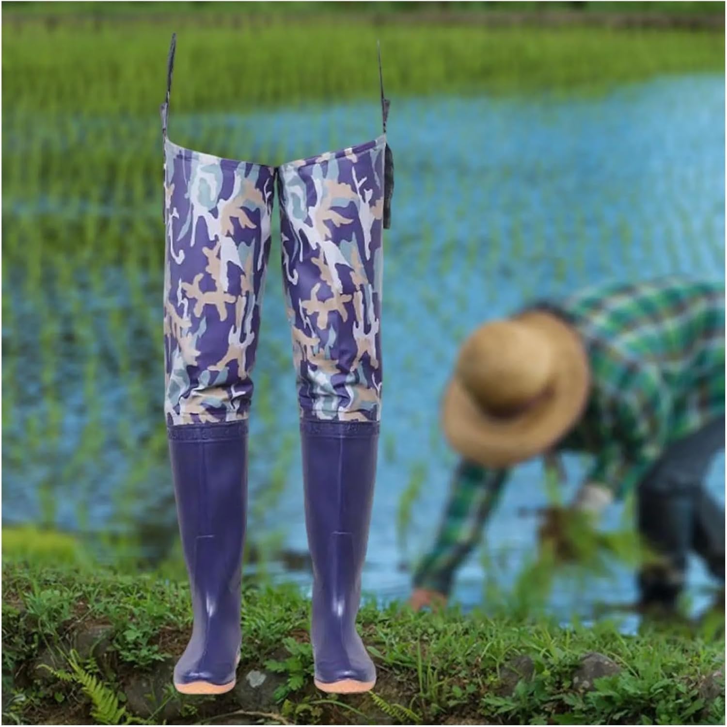 Waders Anti Skid Thigh Lightweight River Boot Fishing Hip for Gardening Agriculture
