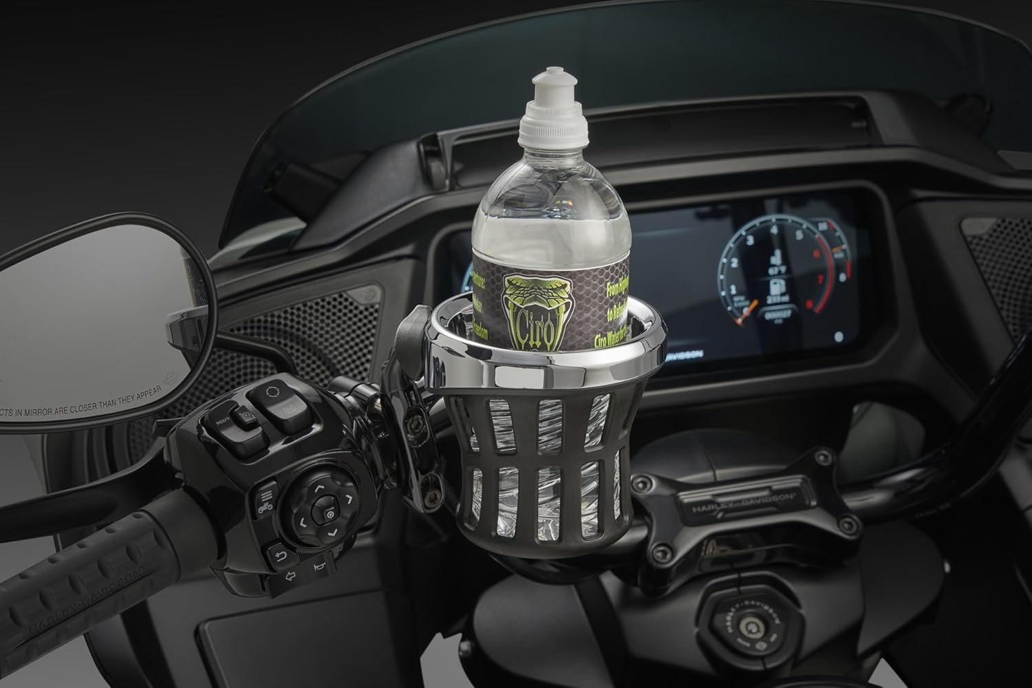 GEN 2 Drink Holder with Perch Mount (Black Drink Holder with Black Mount)