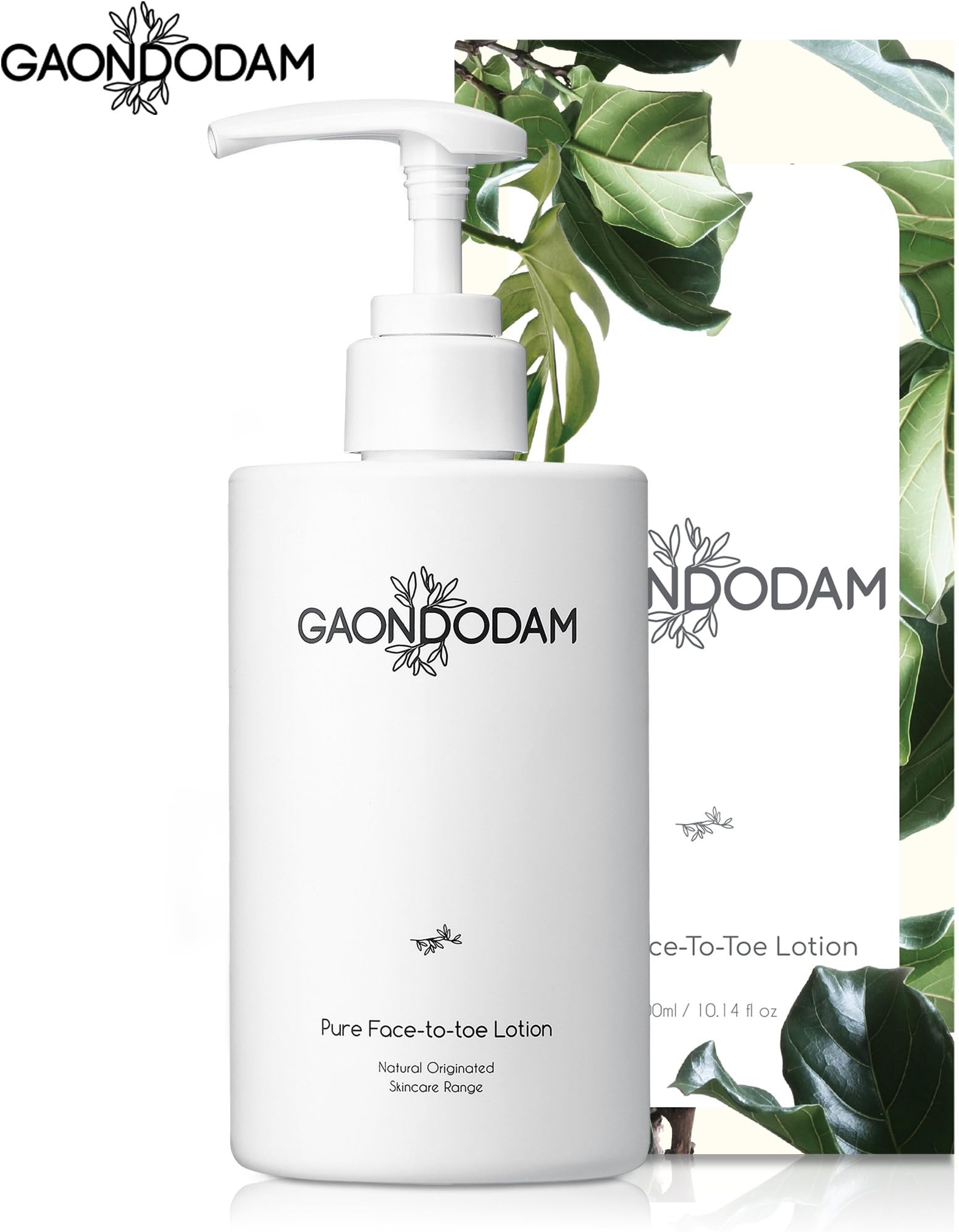 [AMOREPACIFIC] Moisturizing Face to Toe Body Lotion for All Skin Type, Shea Butter Advanced Intensive Moisturizer Body Cream for Face and Body. GAONDODAM (300 ml/10.14 fl.oz)