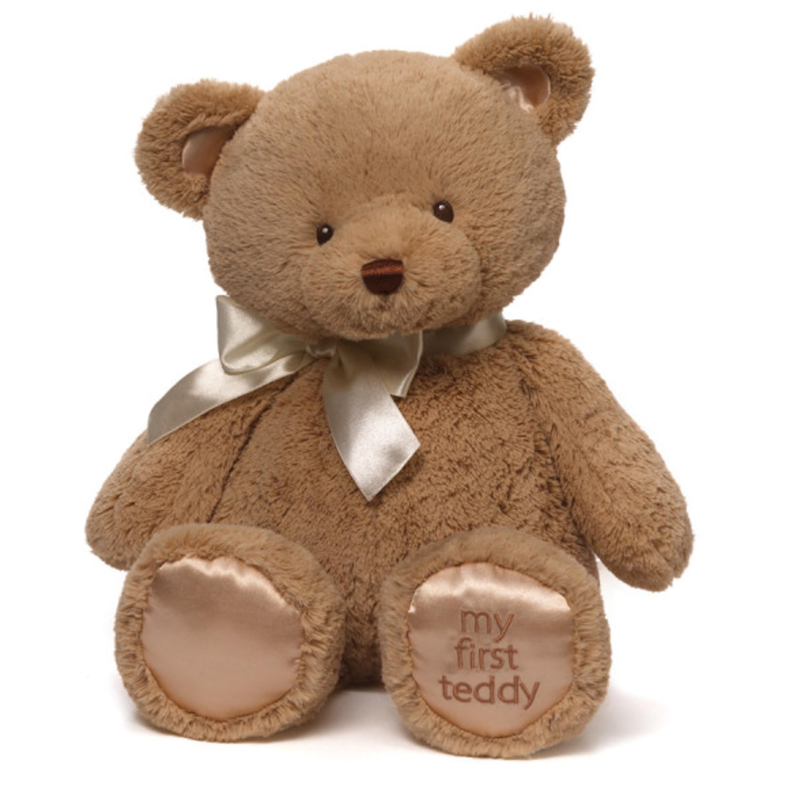 GUND Ba My First Teddy Bear Stuffed Animal Plush, Tan, 18"