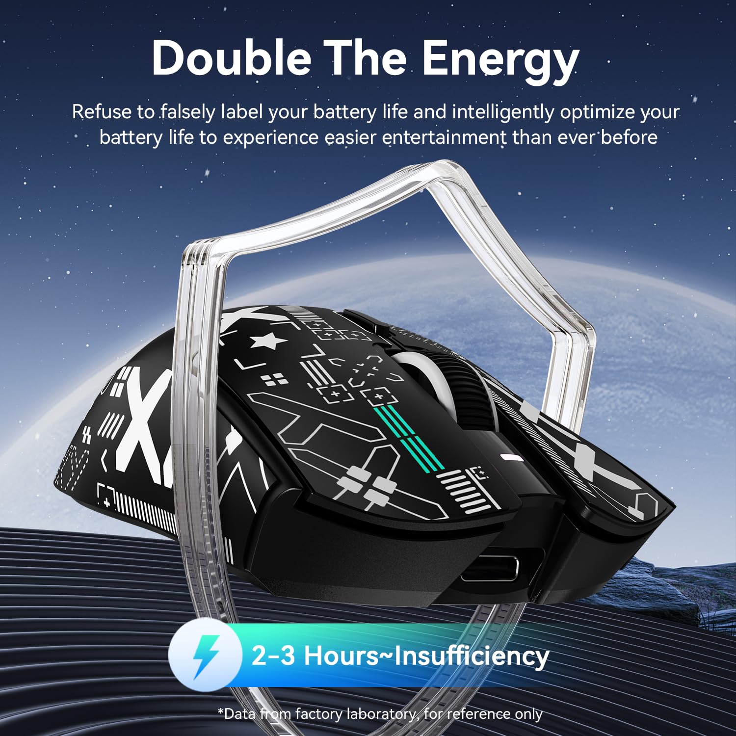 ATTACK SHARK X1 Gaming Mouse with Touchpad RGB Charging Dock, PixArt PAW3395PRO Gaming Sensor, BT/2.4G Wireless/Wired Gaming Mouse with Grip Tape, 40000 DPI, 53g Superlight Gamer Mice (Black)