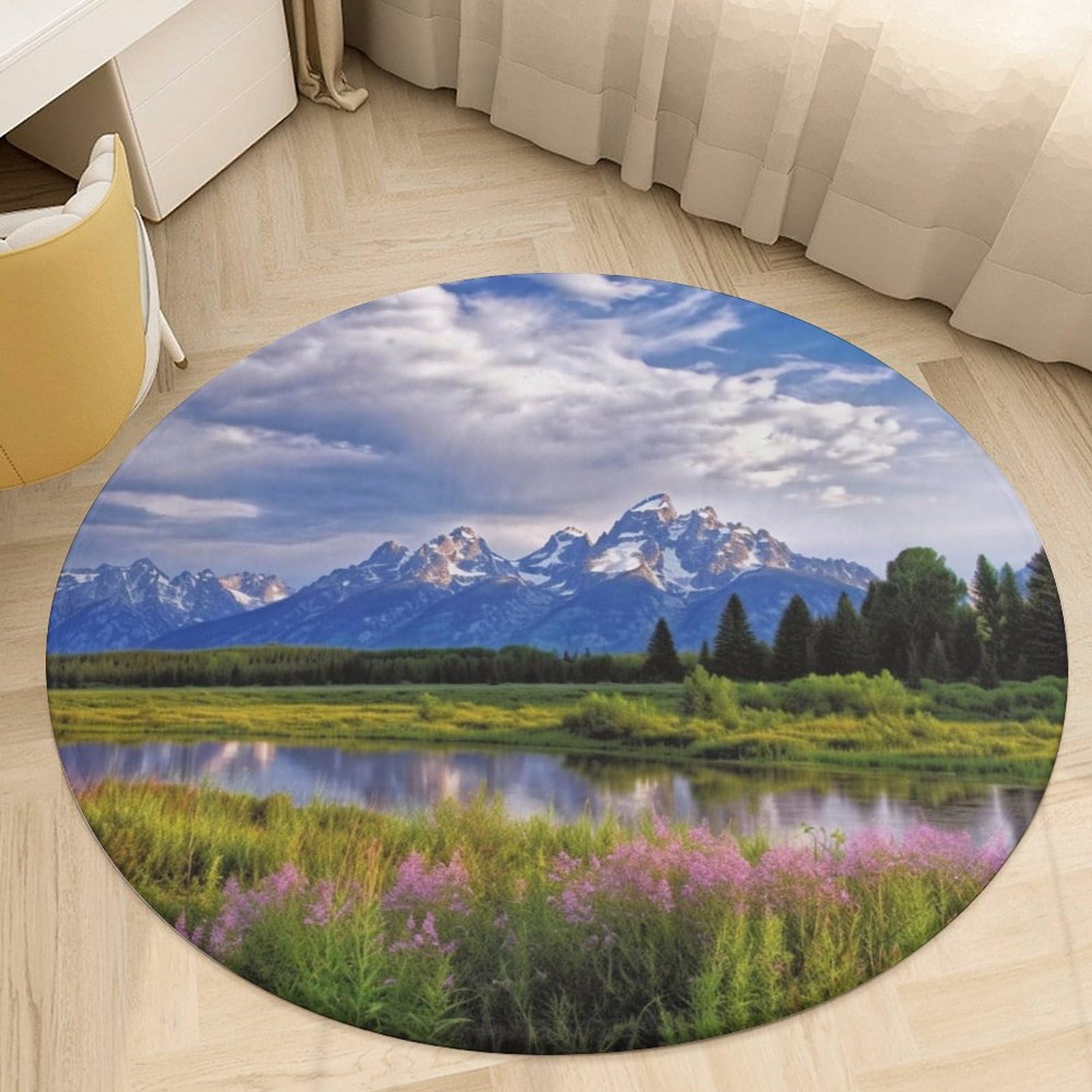 Paillasson Grand Teton antidérapant et ultra absorbant pour une cuisine propre 80x80 cm