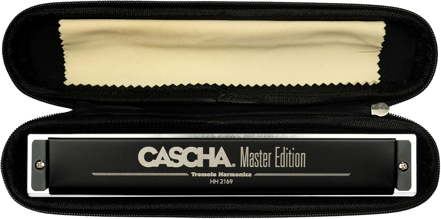 Cascha Master Edition Termolo Harmonica, Key of C, Diatonic Harmonica with Soft Case