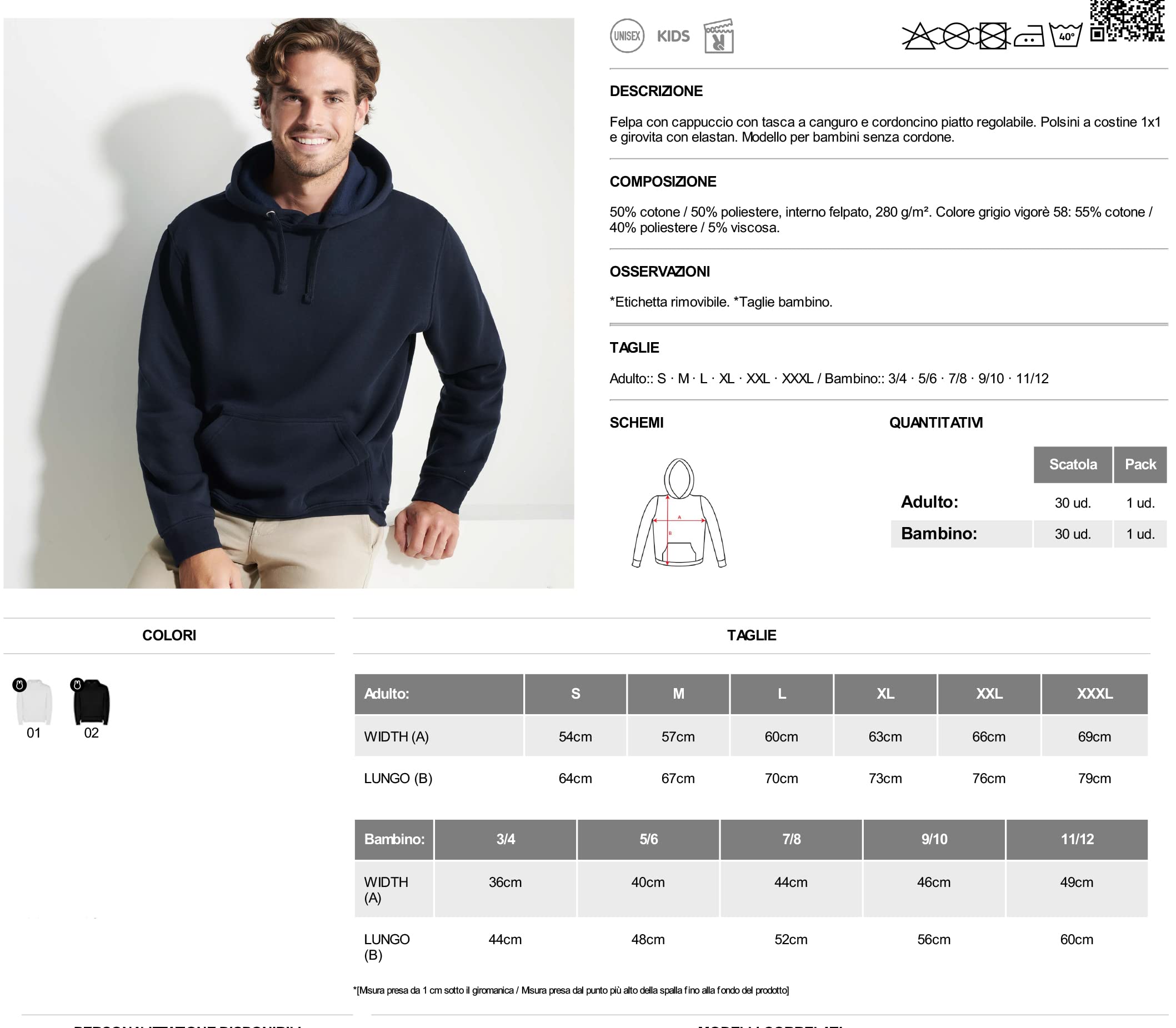 Felpa con Cappuccio del Rapper Gemitaiz GMTZ Unisex Uomo Donna Bambino Alta qualità!
