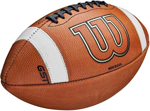 Miniatura 2 de Wilson GST NCAA Leather Juego de fútbol, Neutral