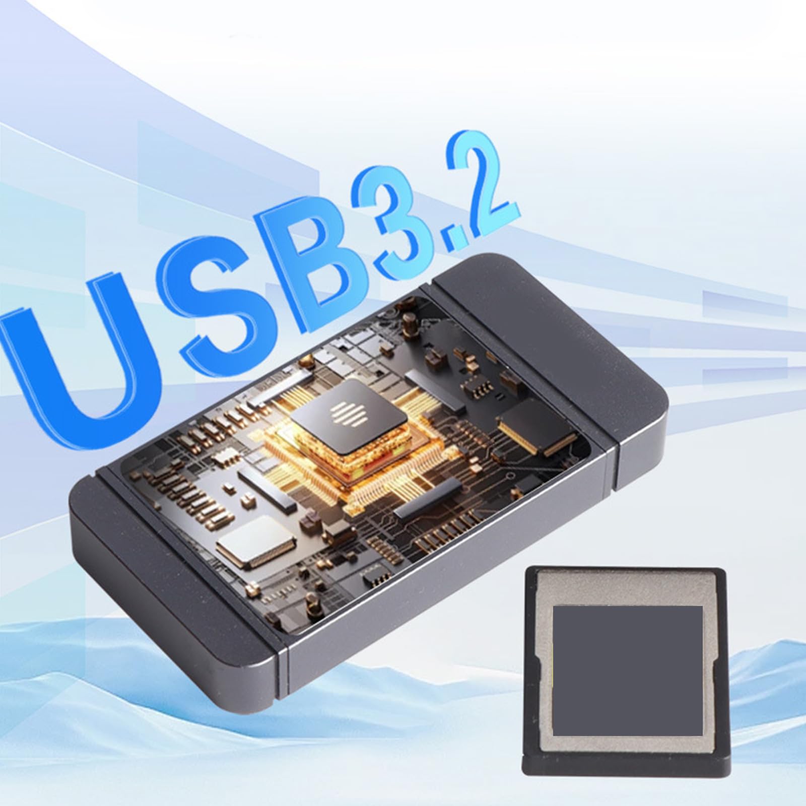 Professionale USB 3.2 Gen 2 Lettore di Schede CFE A Trasferimento Dati di Archiviazione Fotografia Gear Convertitori Per Il Computer Portatile
