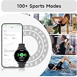 Smart Watch for Men Women, Bluetooth Calling, 1.27" HD Touchscreen Fitness Tracker, 100+ Sports Modes, AI Built-in, Heart Rate/Sleep/Step/SpO2 Monitor, IP68 Waterproof, Smartwatch for Android iPhone