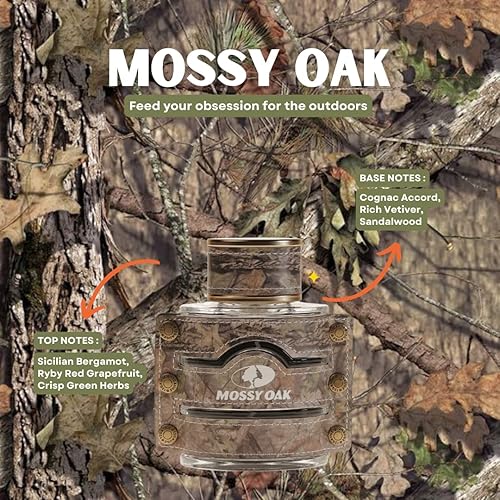 Miniatura 4 de Mossy Oak Colonia para hombre de Murcielago Fragrances, 3.4 onzas líquidas, alimenta tu obsesión por el aire libre