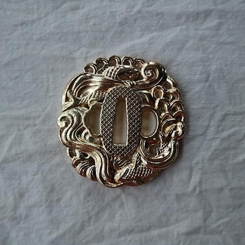 Japanese Samurai Sword Koshirae Tsuba Alloy 051-063