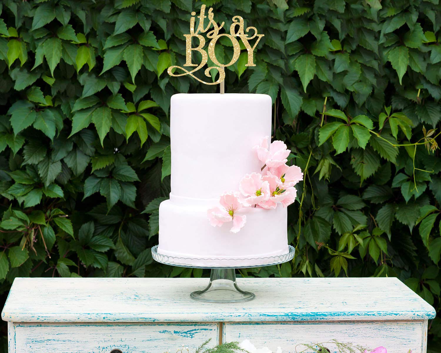 Buy Its A Boy Cake Topper Baby Shower Topper Gold Cake Topper Gender