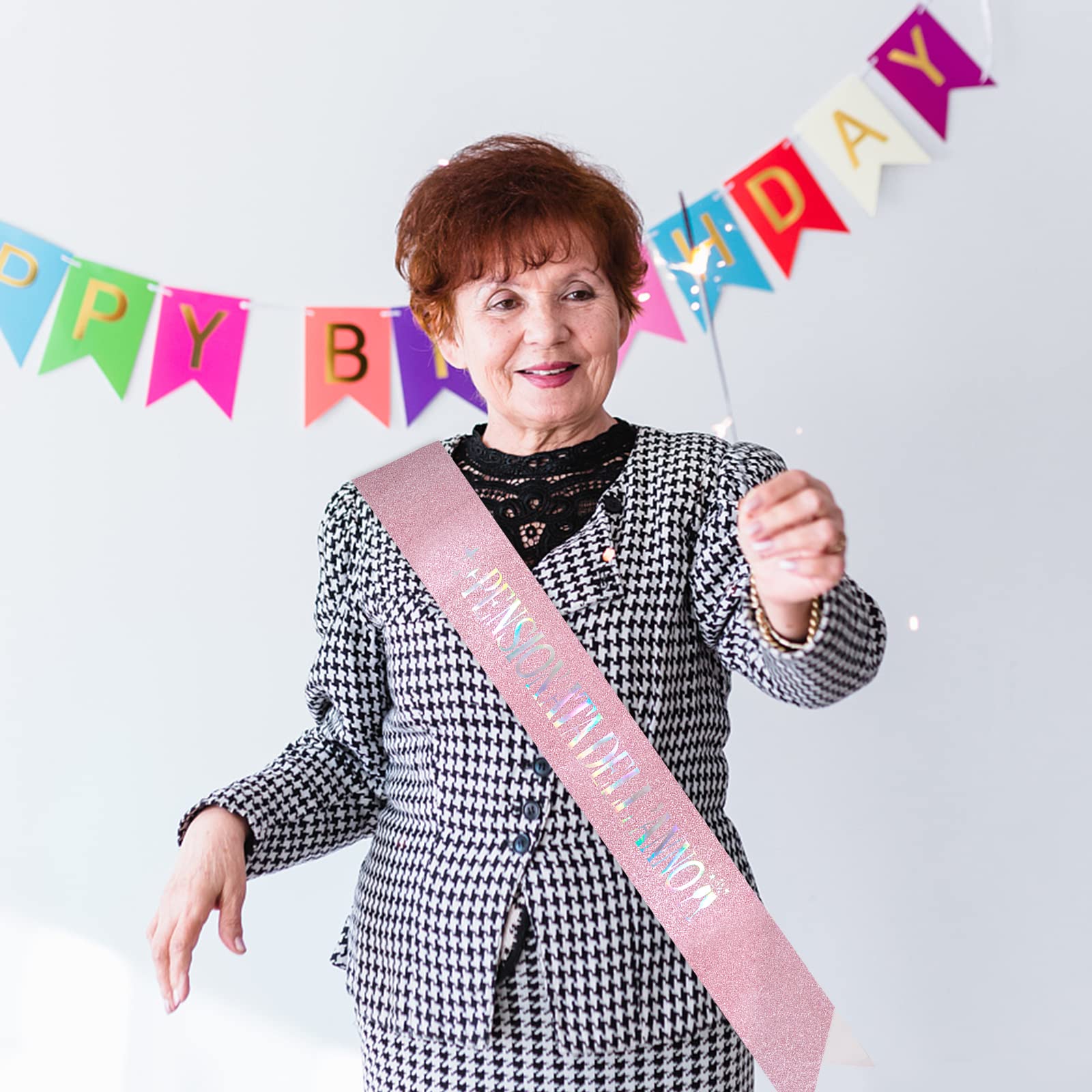 Sciarpa Fascia Pensionata - Idea Regalo Divertente Per Festa - Foto 2