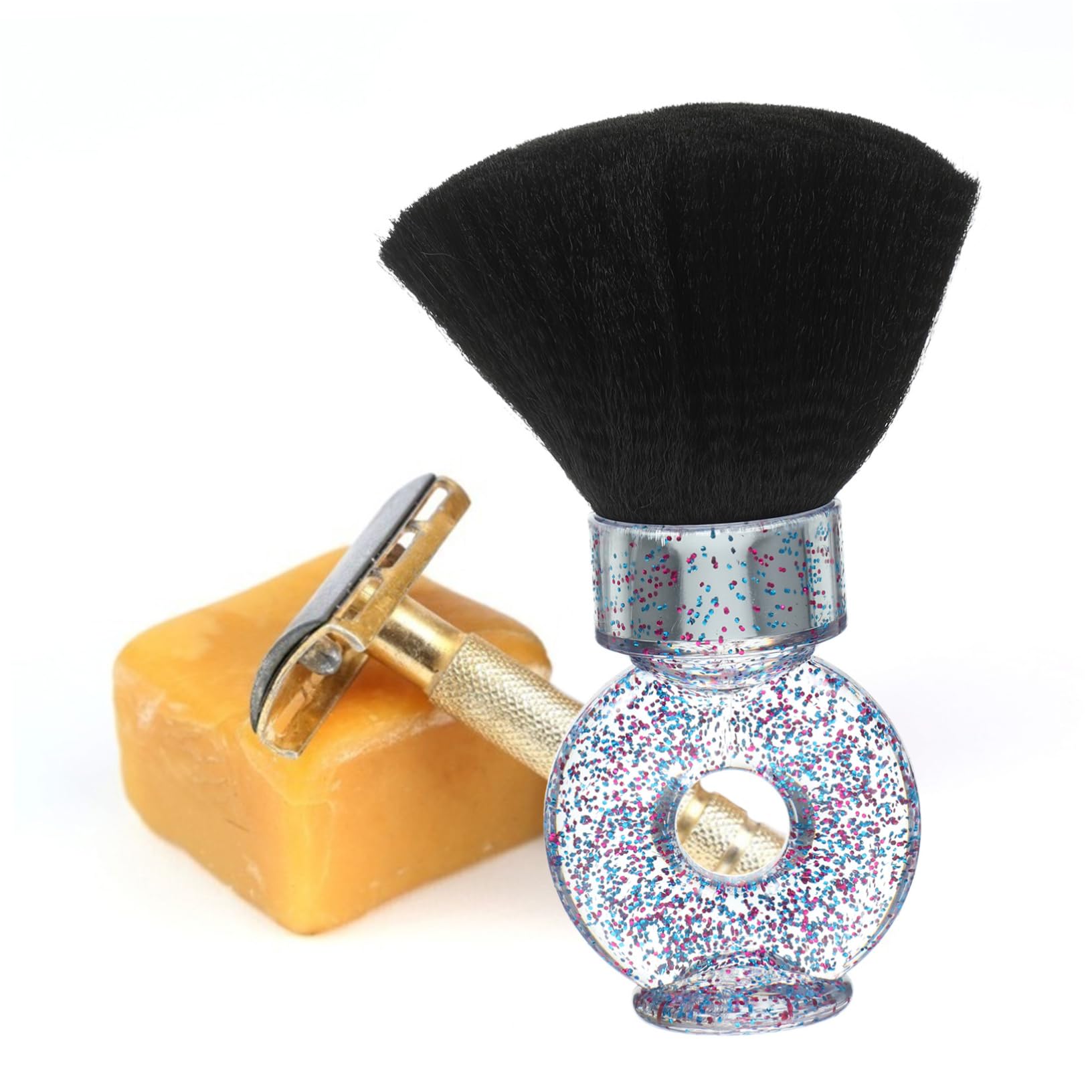 VICASKY Hairdressing Neck Duster Brush for Barbers Compact for Hair and Beard with Durable Design for Salon Use and Hair Cutting Clean Up